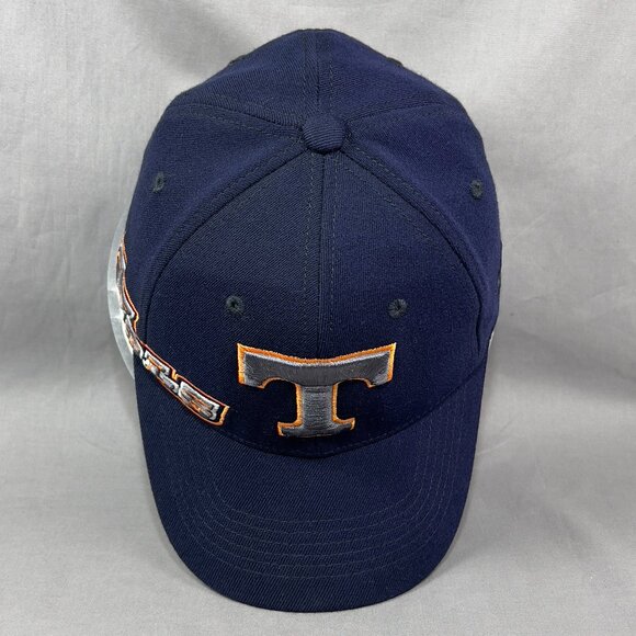 TOW Tennessee Volunteers NCAA One Fit Hat Navy Football Stretch Baseball Mens - Picture 7 of 15